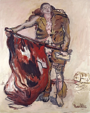 Mit Roter Fahne (With a Red Flag)