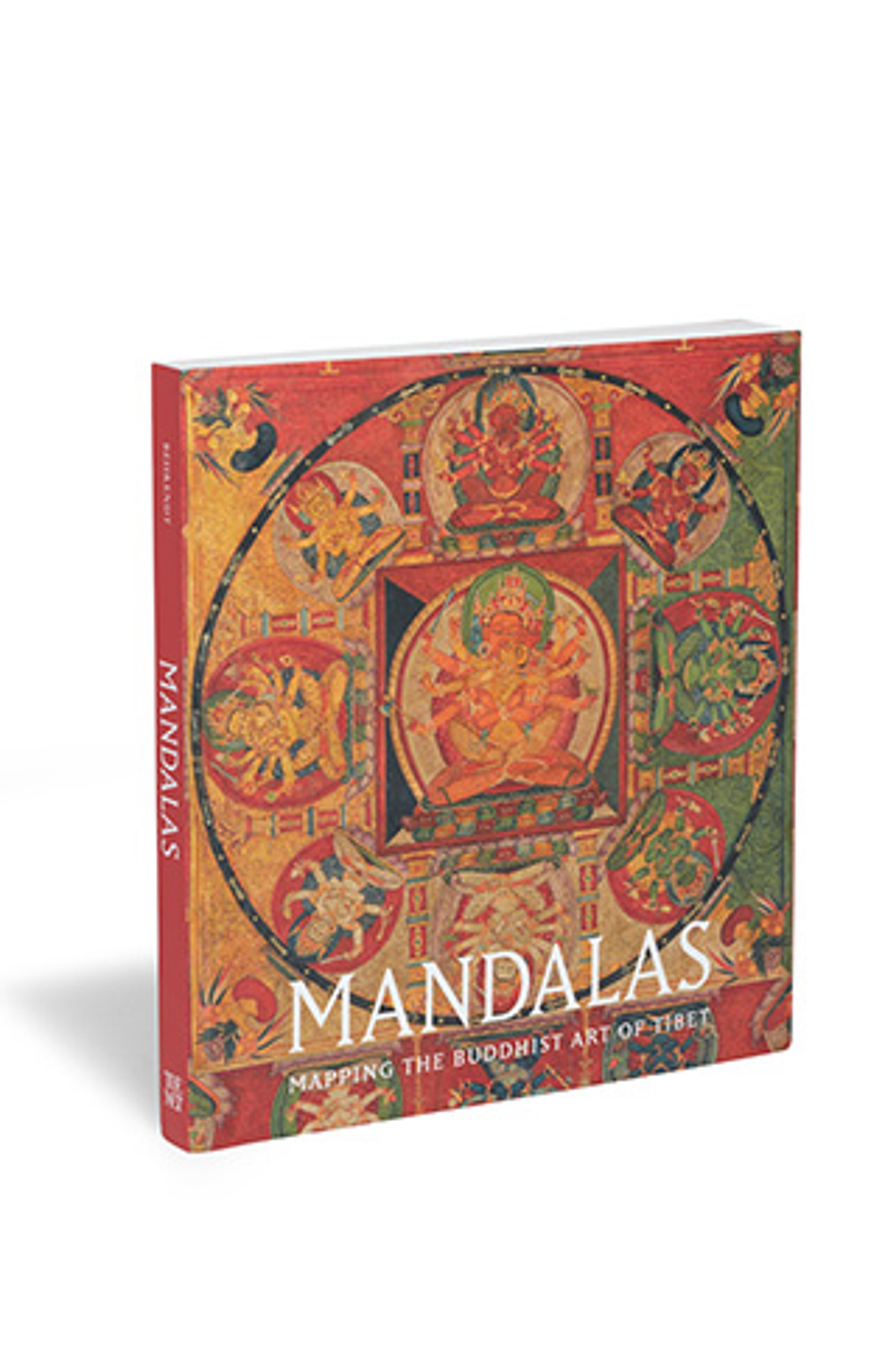 Ancient art text book with bold white letters. 