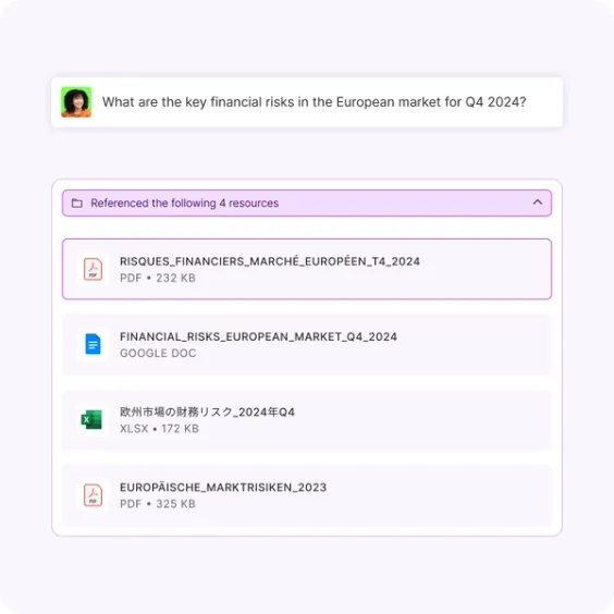 Fluent in 100+ global business languages section graphic