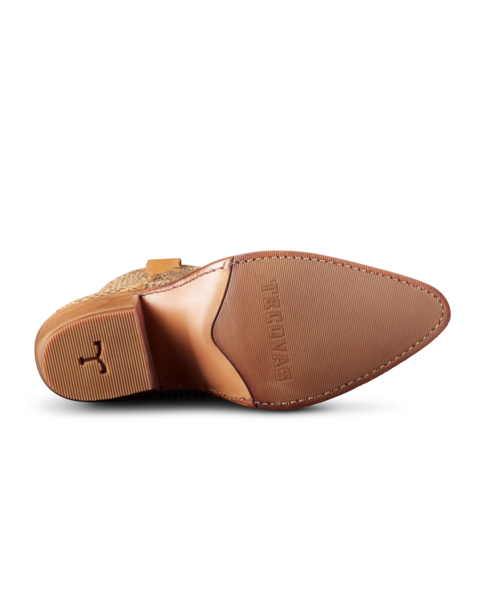 Sole view of The Cassie - Natural on plain background