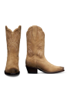 A pair of the Sadie's in Toasted Almond on a plain background