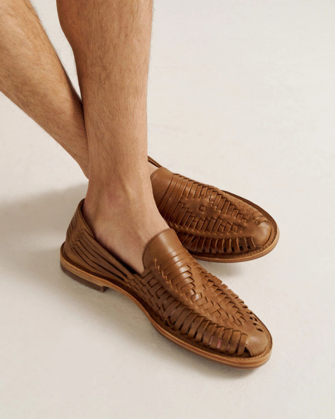 View of The Mateo - Butterscotch Cowhide