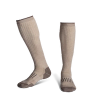 Pair view of Merino Wool Socks - Oak on plain background